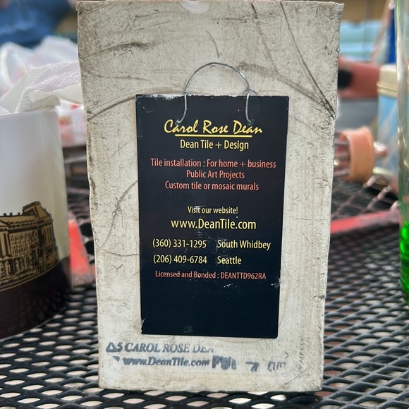 Carol Rose Dean Art Tile - Picture 2 of 6